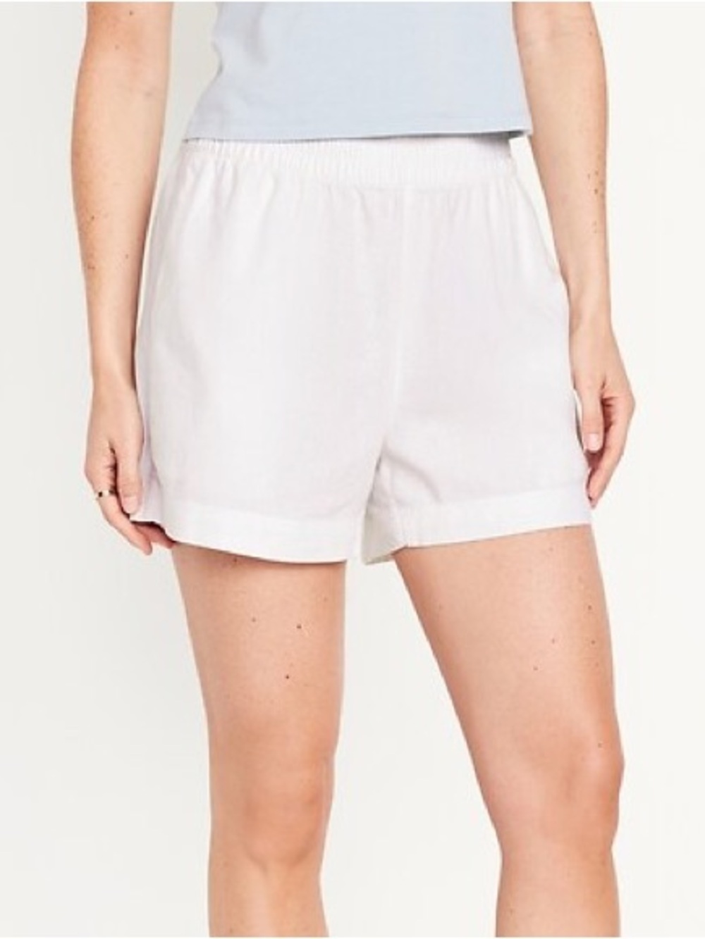 NWT Old Navy High Rise Linen Blend Shorts